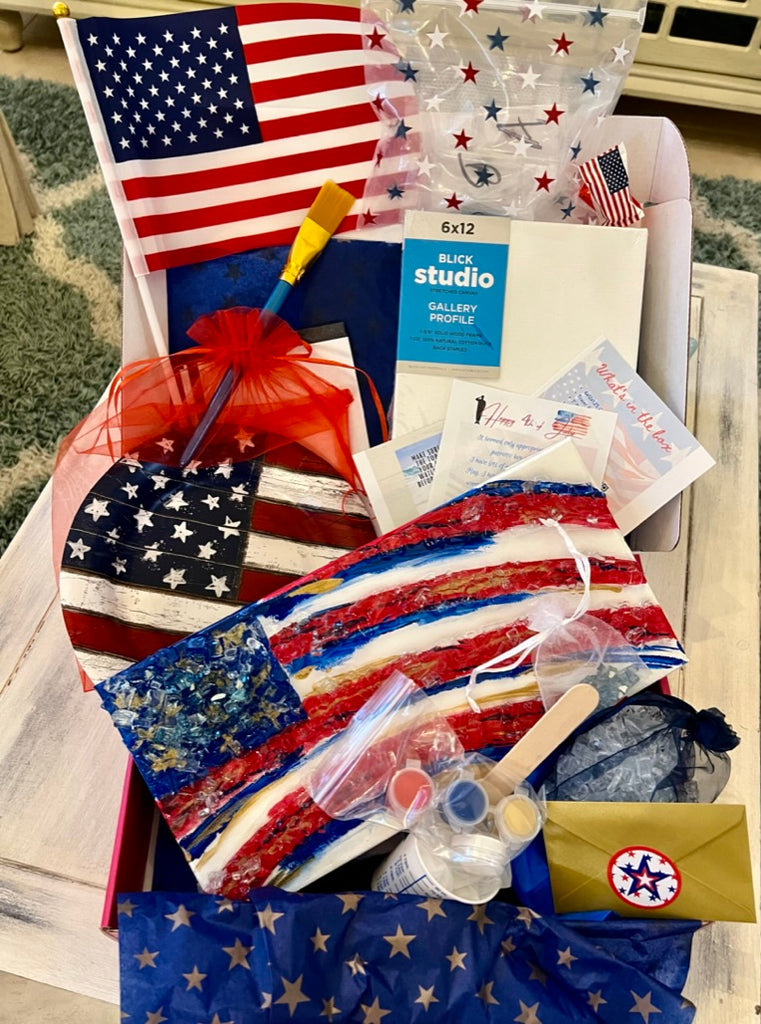 American Flag Art Kit - One time purchase
