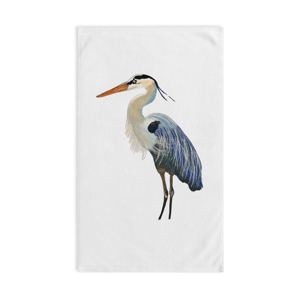 Elegant Heron Hand Towel - Perfect for Kitchen or Bathroom