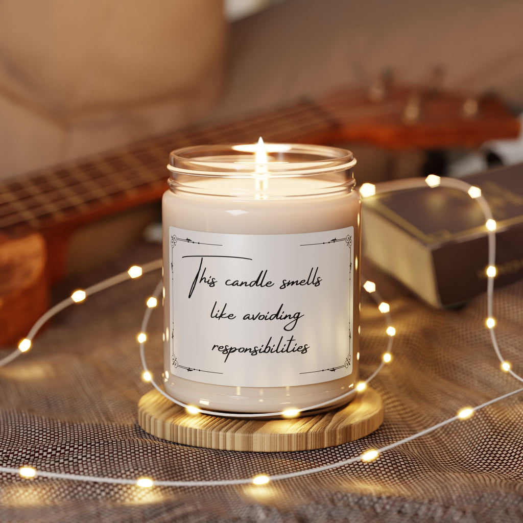 Scented Soy Candle with funny quotes, 9oz