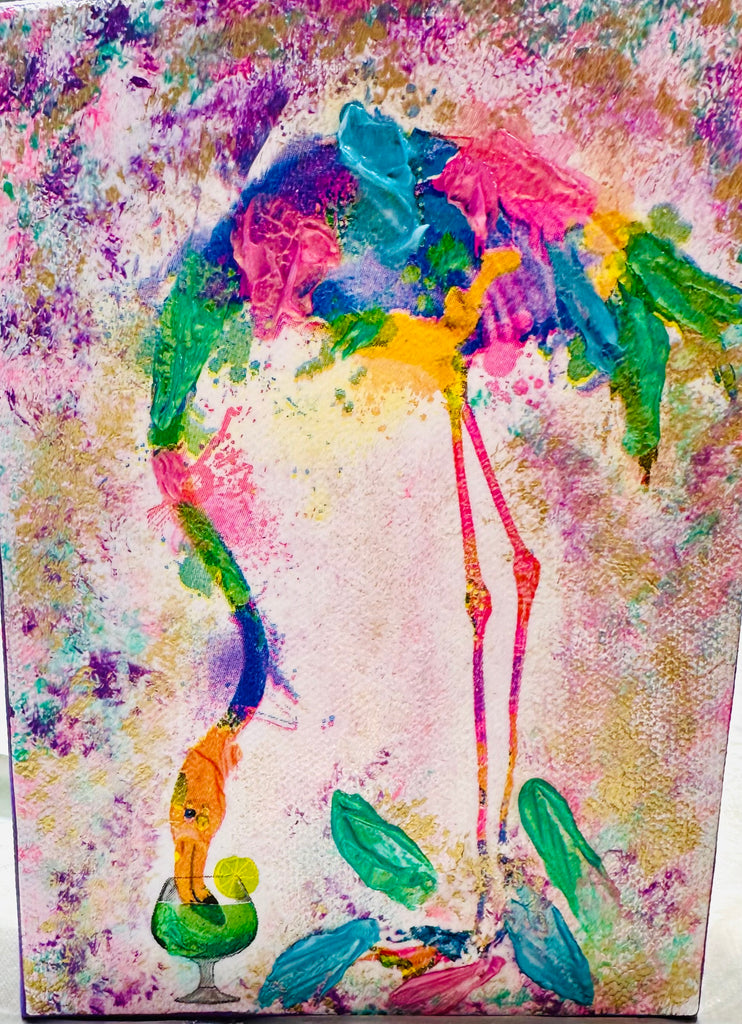 Abstract Flamingo #2