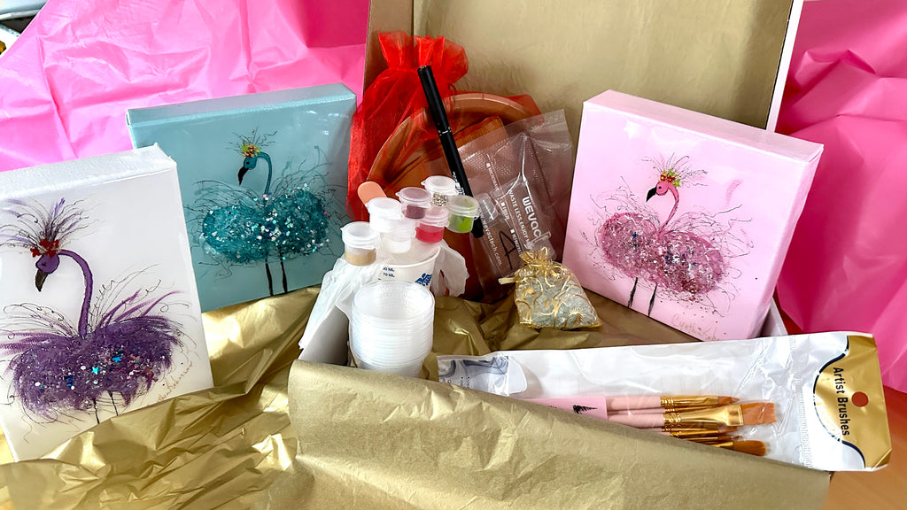 Flamingo Holiday Box with Free Shipping